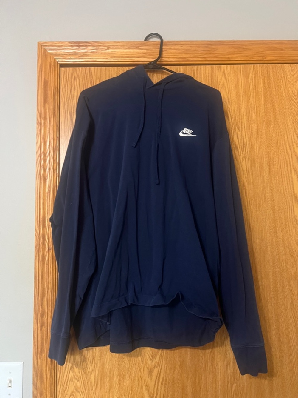 Nike Navy Blue Hooded shirt xxl